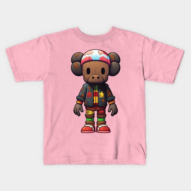 Hypebeast Kaws Figures Kids T-Shirt by Nenok